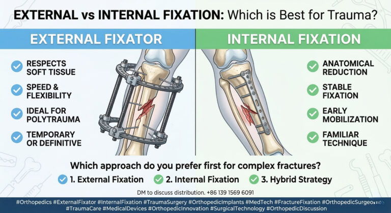 External Fixator vs Internal Fixation