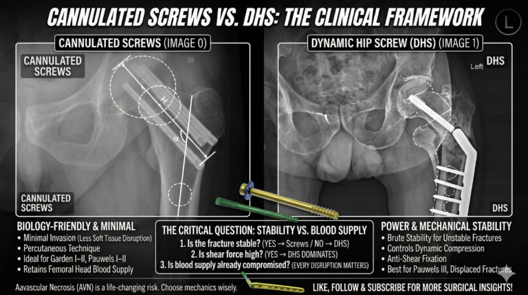 cannulated screws vs DHS