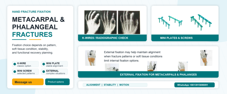 Metacarpal and Phalangeal Fracture Fixation