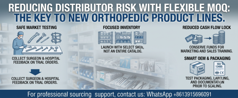 Why Flexible MOQ Matters When Distributors Test a New Orthopedic Product Line